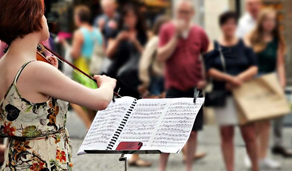 violino na rua